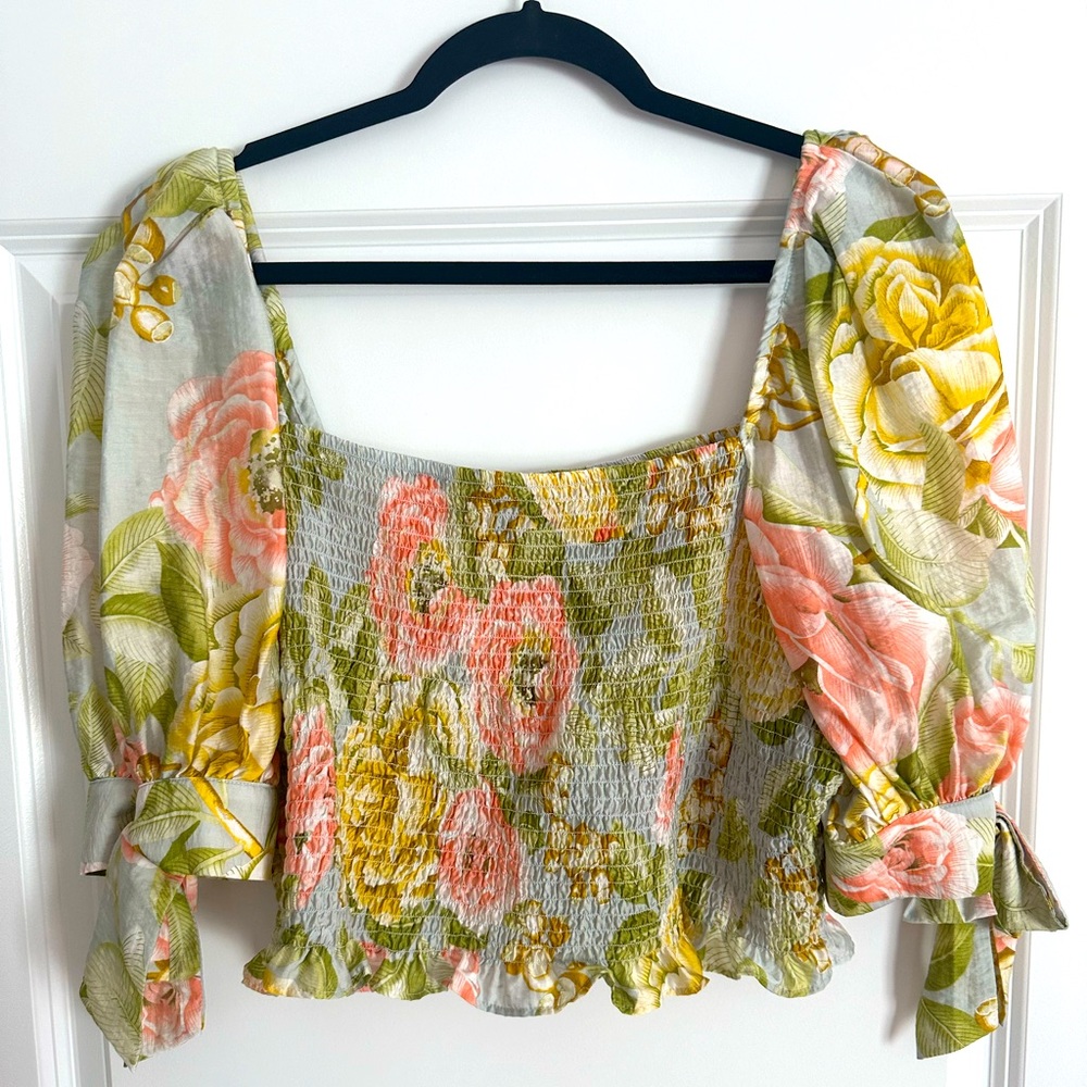 Express cropped summer top XL